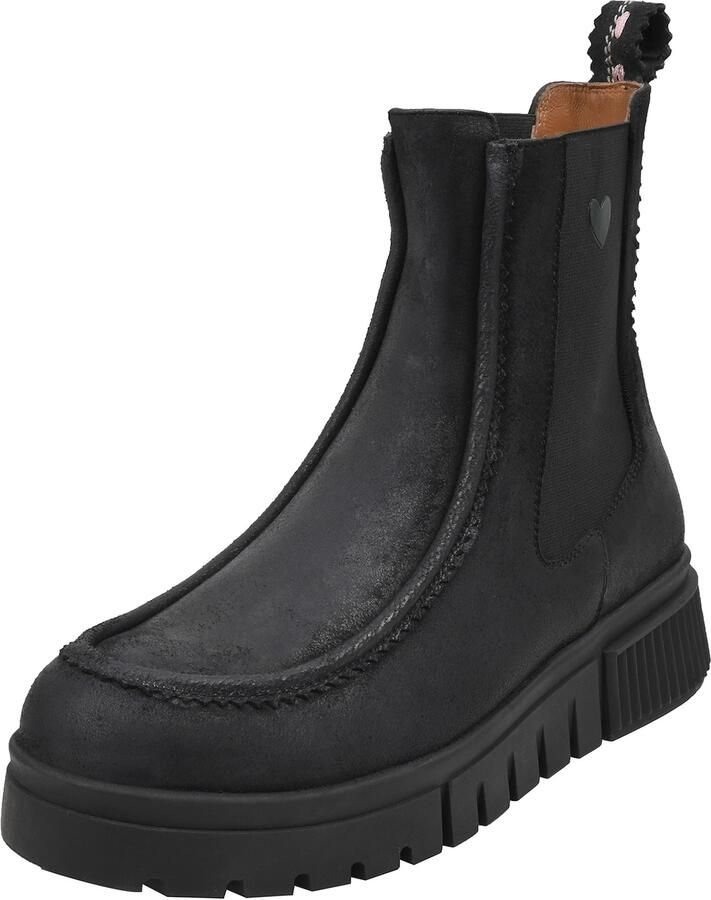Crickit Chelsea boots 'Uldina' zwart