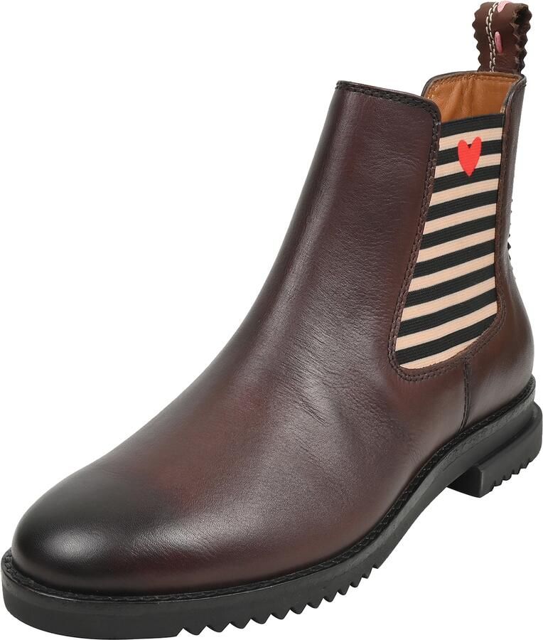 Crickit Chelsea boots 'Unna' crème bruin