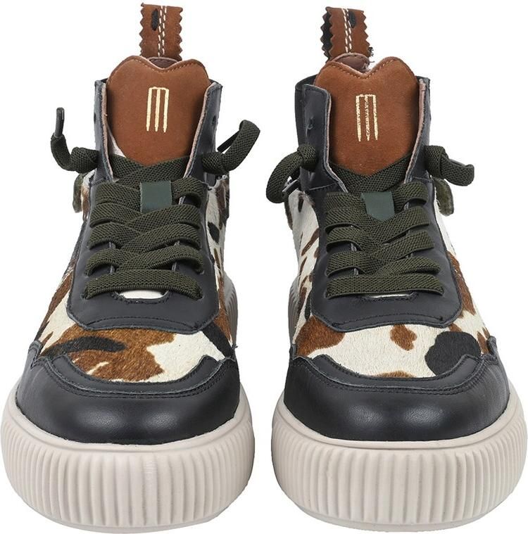 Crickit Sneakers hoog ' REBEKA ' bruin zwart wit - Foto 6