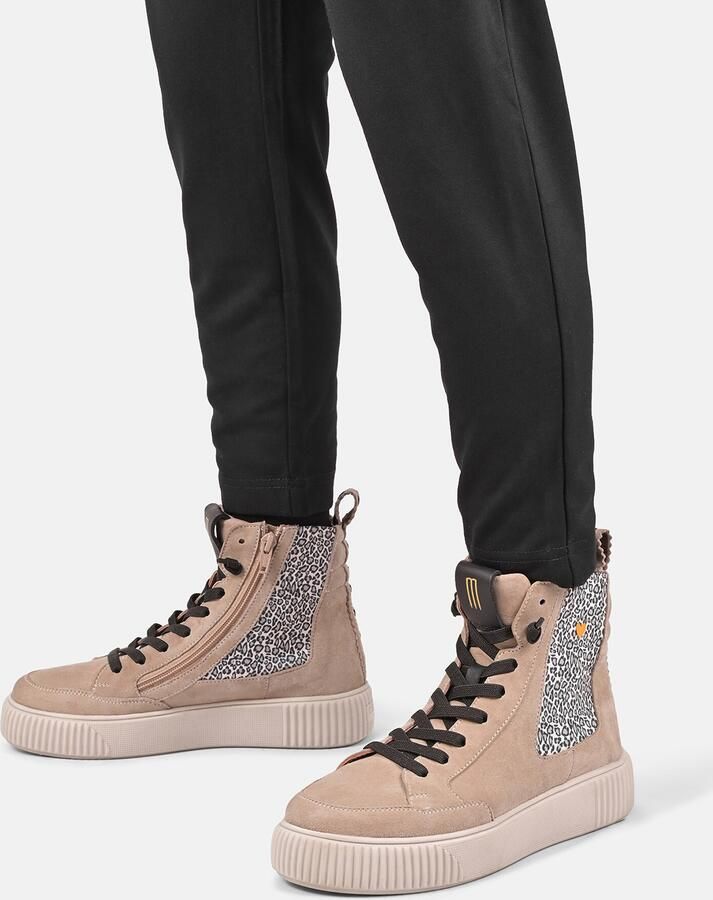 Crickit Sneakers hoog 'Sonia' beige lichtgrijs zwart - Foto 3