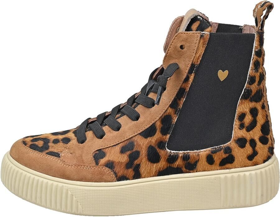 Crickit Sneakers hoog 'Sonia' camel