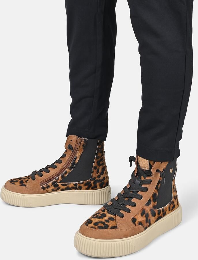 Crickit Sneakers hoog 'Sonia' camel - Foto 3
