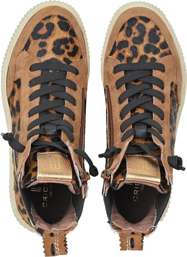 Crickit Sneakers hoog 'Sonia' camel - Foto 4