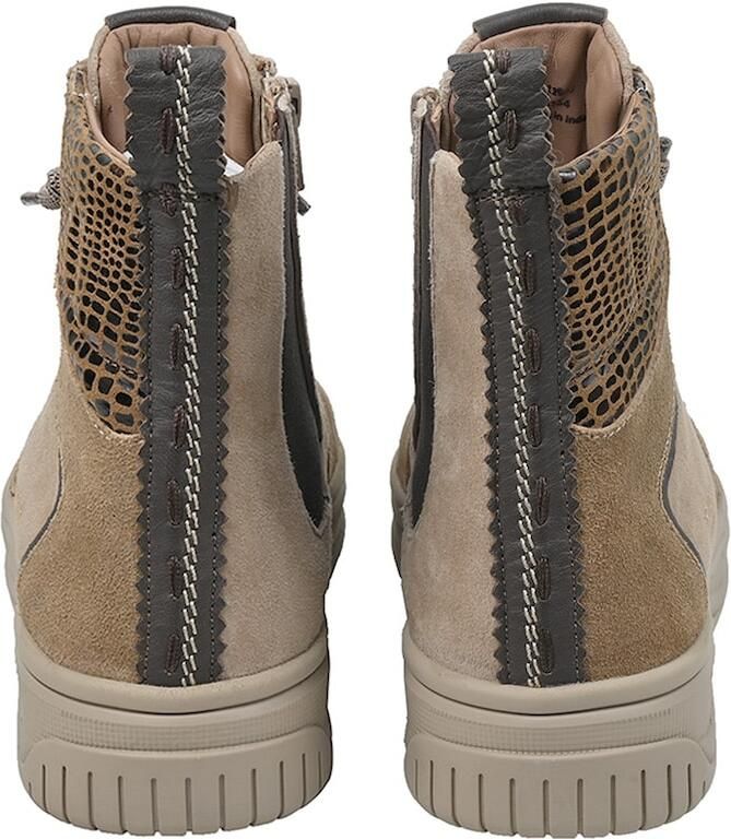 Crickit Sneakers hoog 'UBALDA' beige lichtbeige donkerbeige zwart - Foto 6