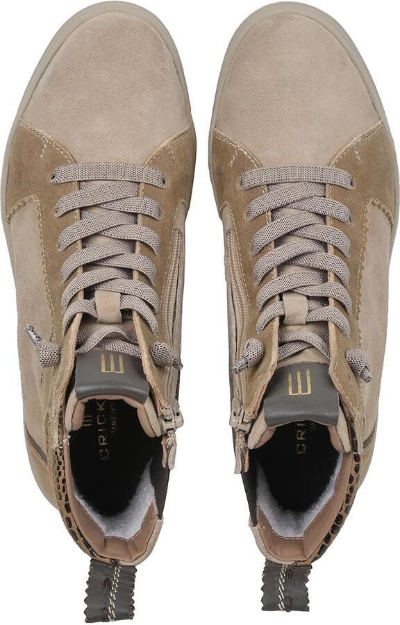Crickit Sneakers hoog 'UBALDA' beige lichtbeige donkerbeige zwart - Foto 5