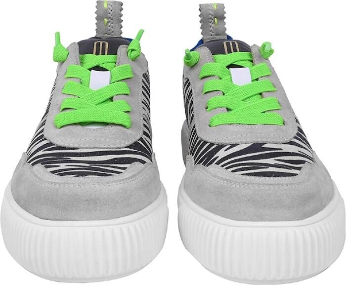 Crickit Sneakers laag 'Oakli' blauw lichtgrijs oranje zwart - Foto 5