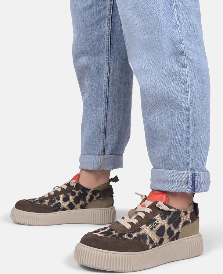Crickit Sneakers laag 'PARIA' beige bruin kreeft zwart - Foto 2
