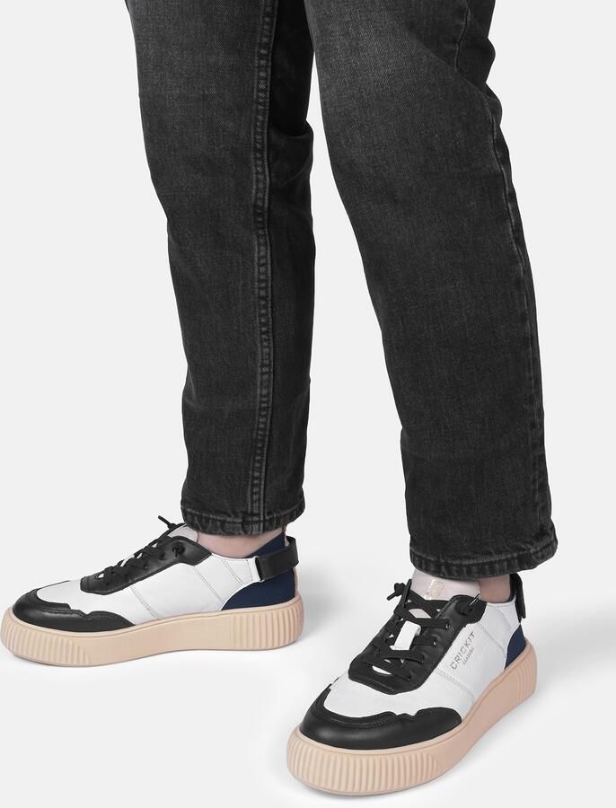 Crickit Sneakers laag ' PARIA ' beige zwart wit - Foto 3