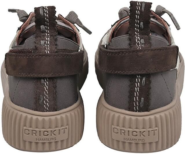 Crickit Sneakers laag 'Paria' lichtbeige brokaat donkerbruin donkergrijs - Foto 6