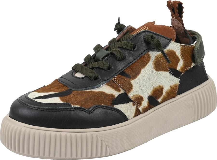Crickit Sneakers laag ' PARIA ' lichtbeige bruin zwart