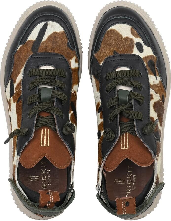 Crickit Sneakers laag ' PARIA ' lichtbeige bruin zwart - Foto 3