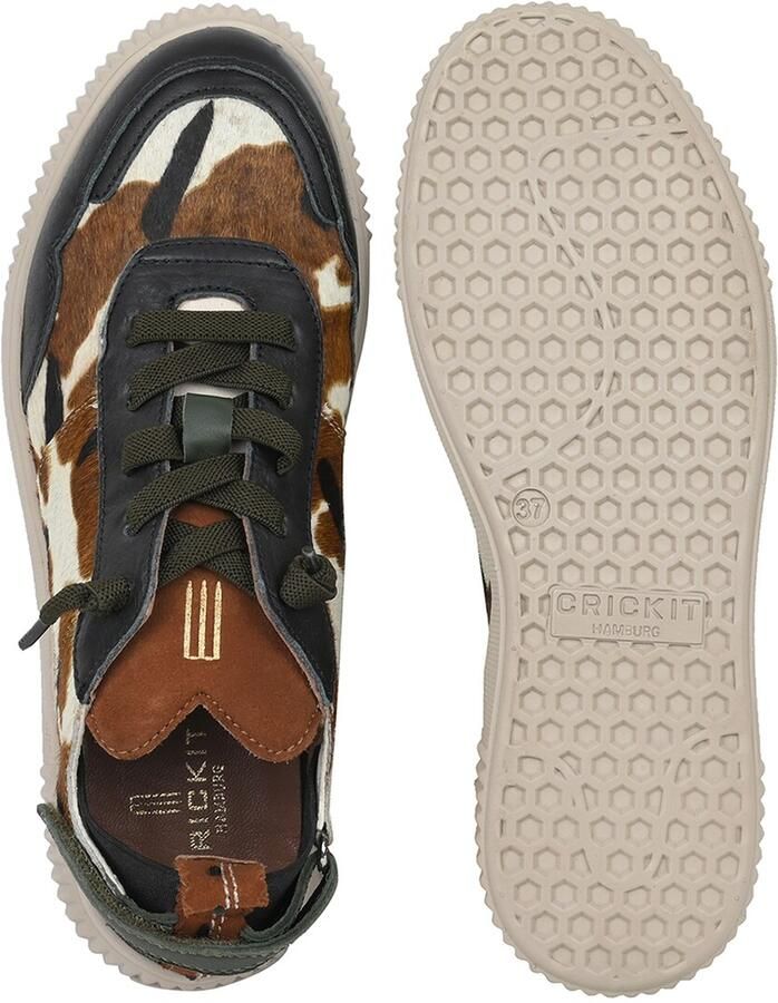 Crickit Sneakers laag ' PARIA ' lichtbeige bruin zwart - Foto 2