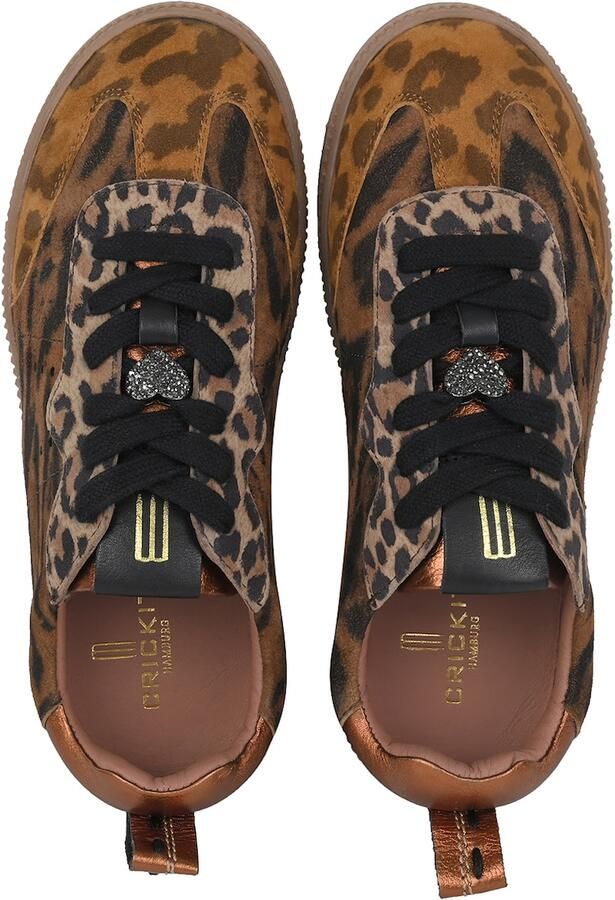 Crickit Sneakers laag 'RUNA' beige cognac zwart - Foto 4