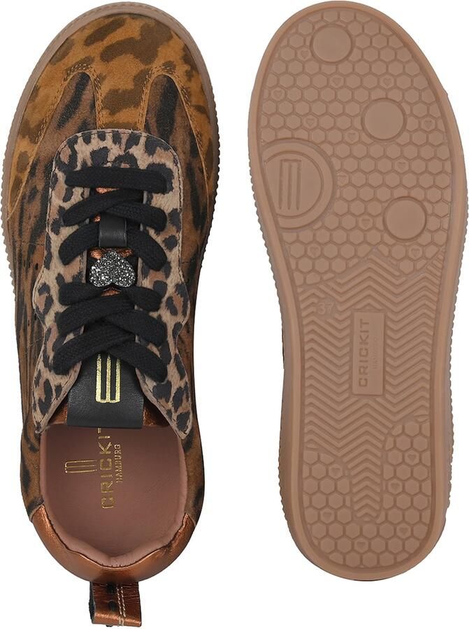 Crickit Sneakers laag 'RUNA' beige cognac zwart - Foto 3