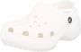 Crocs Classic Platform Clog 206750-100 Wit Slippers - Thumbnail 3