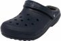 Crocs Classic Lined Sportieve slippers Blauw 459 -Navy Charcoal - Thumbnail 3