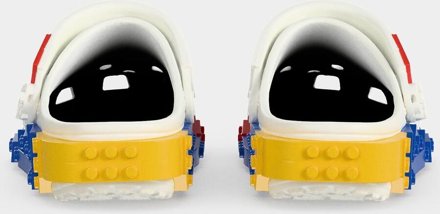 Crocs Clogs '4LW System' royal blue koningsblauw mosterd wit - Foto 9