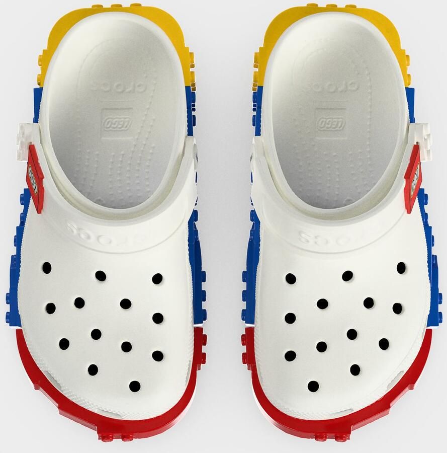 Crocs Clogs '4LW System' royal blue koningsblauw mosterd wit - Foto 4