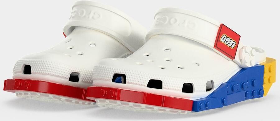 Crocs Clogs '4LW System' royal blue koningsblauw mosterd wit - Foto 7