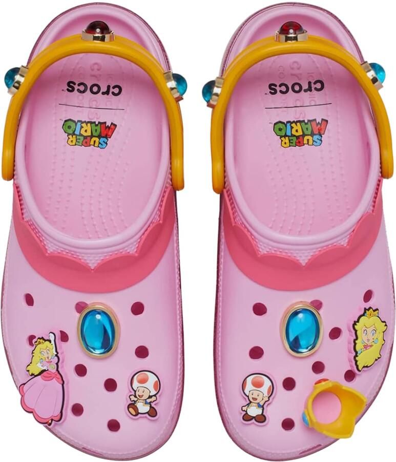Crocs Classic Platform Clog Super Mario Bros. Princess Peach (Women's) - Foto 3