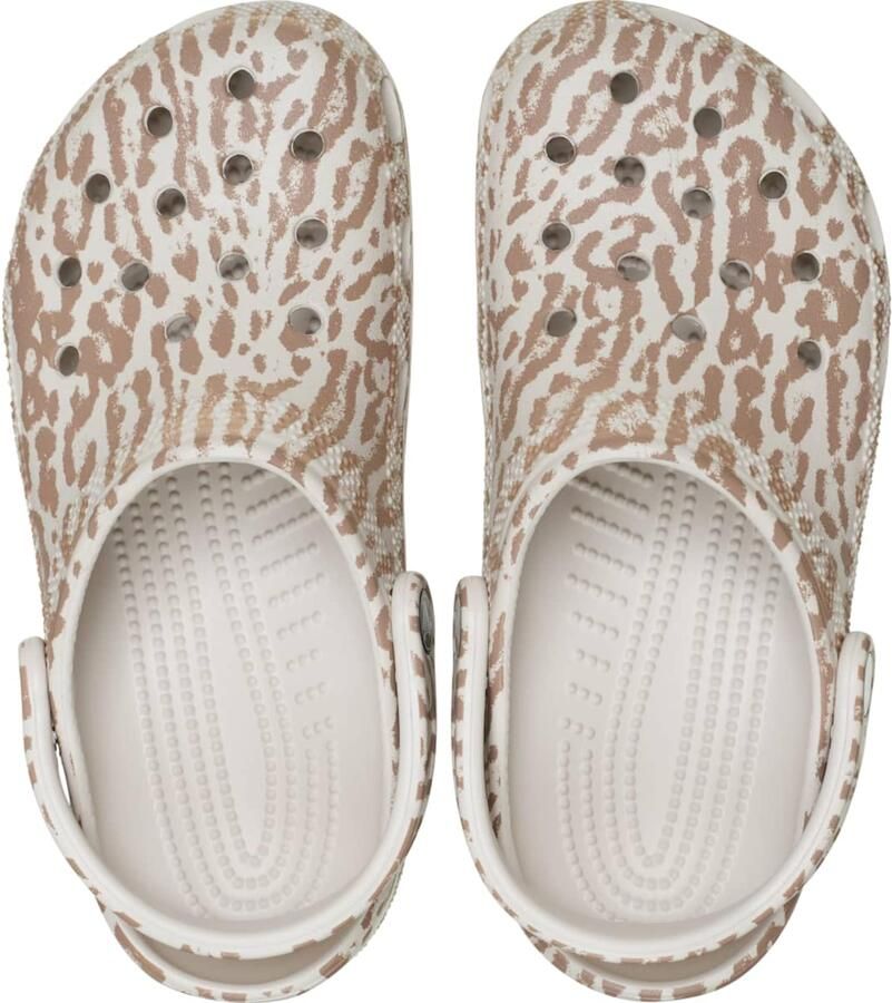 Crocs Classic Pop Animal Klompen Beige - Foto 4