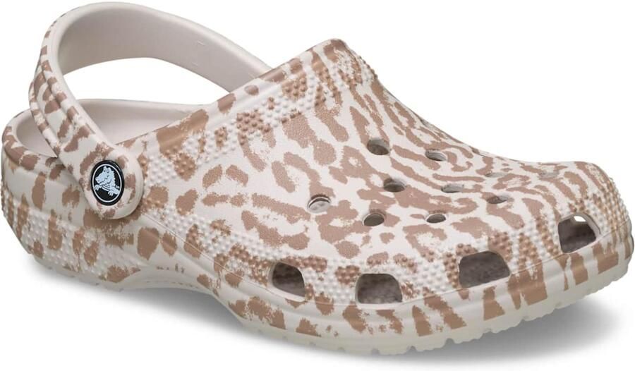 Crocs Classic Pop Animal Klompen Beige - Foto 6