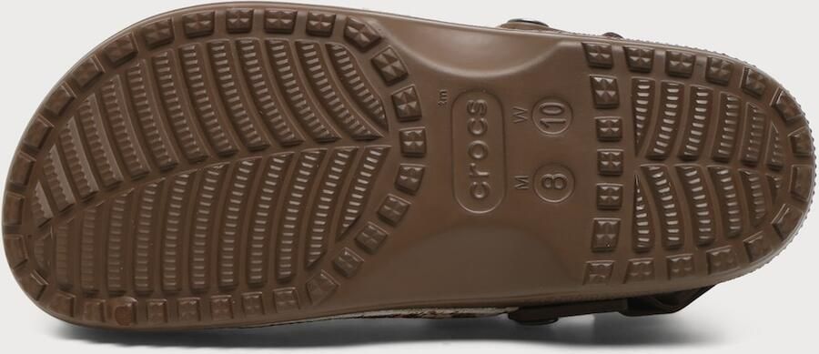 Crocs Clogs 'Classic' bruin ombergrijs wit - Foto 5
