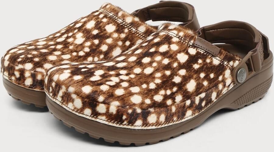 Crocs Clogs 'Classic' bruin ombergrijs wit - Foto 4
