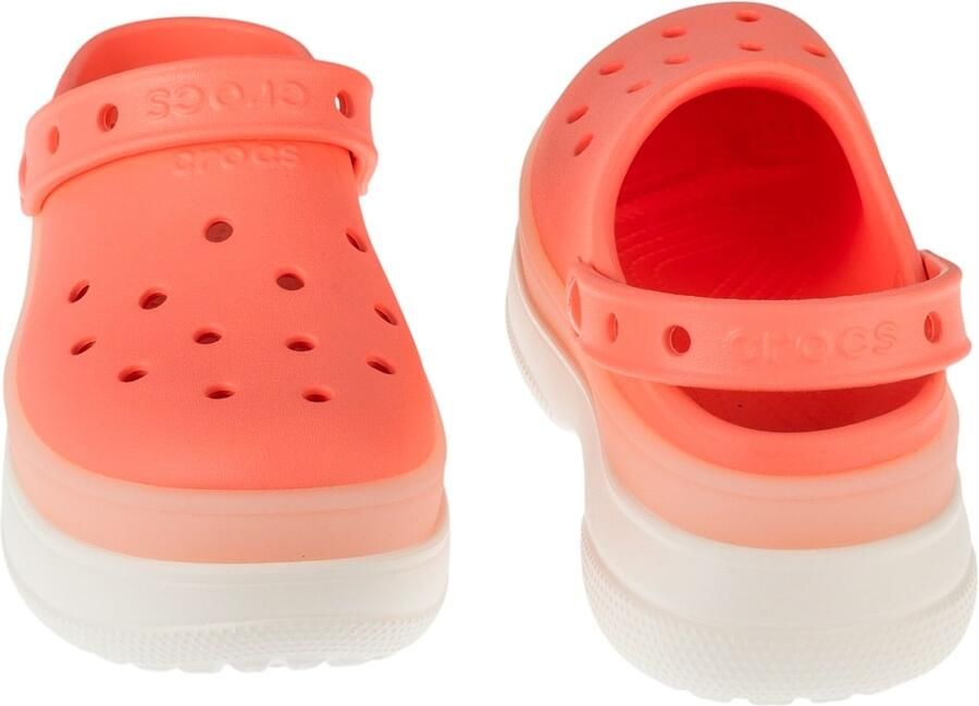 Crocs Classic Frosted Stacked Clog Vrouwen Roze Slippers - Foto 3