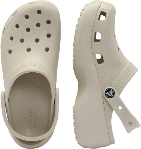 Crocs Classic Platform Sandalen & Slides Schoenen bone maat: 38 39 beschikbare maaten:36 37 38 39 40 41 42 - Foto 18