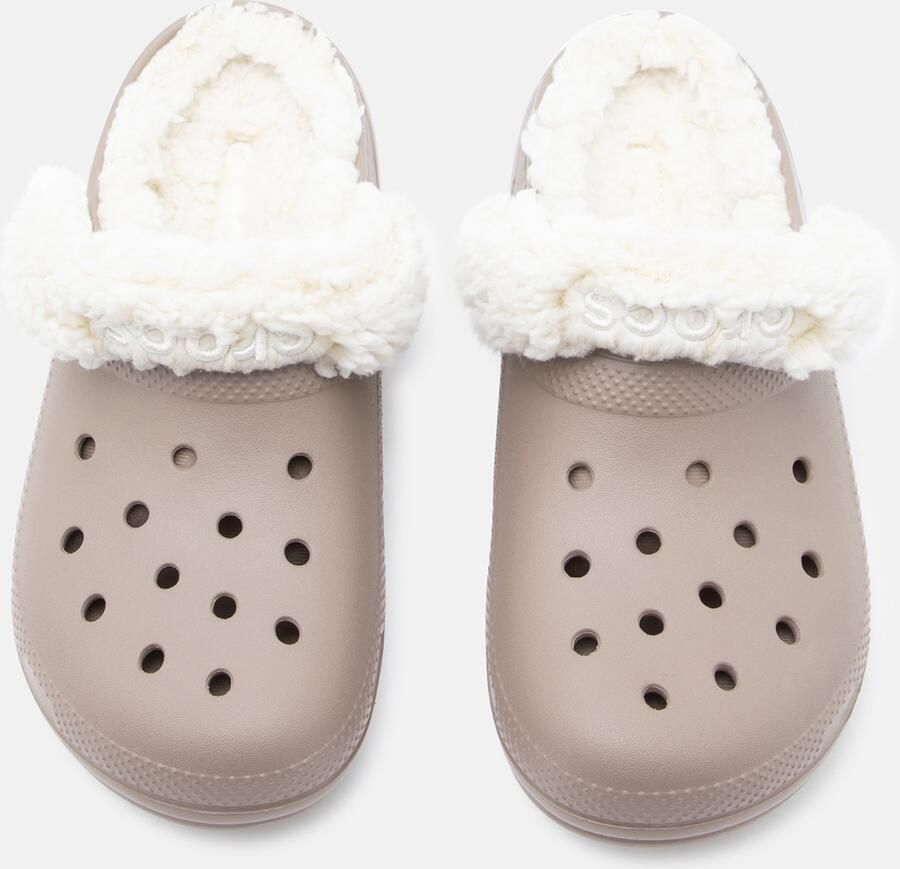 Crocs Classic Fleece Lined Clog Dames Clogs beige - Foto 4