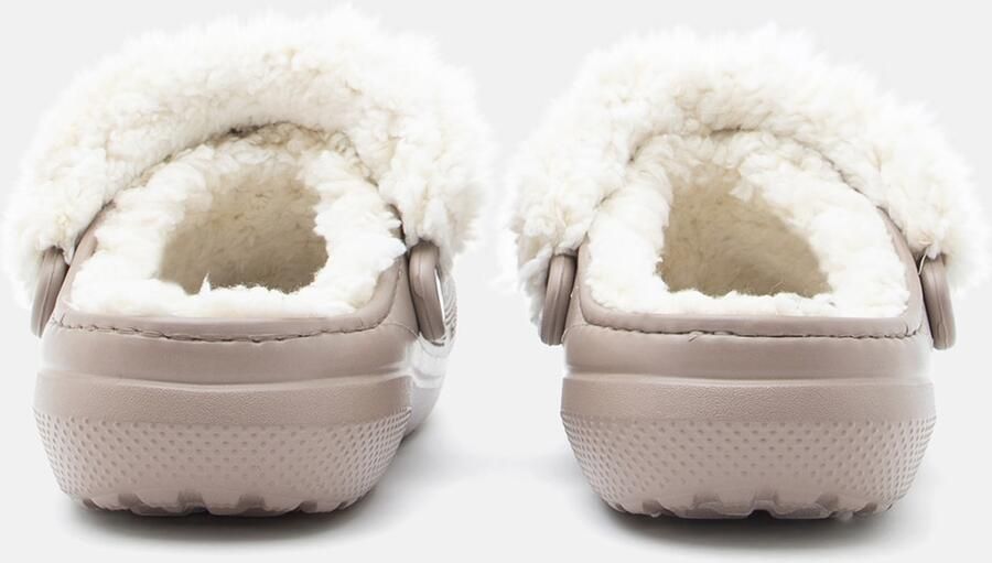 Crocs Classic Fleece Lined Clog Dames Clogs beige - Foto 6