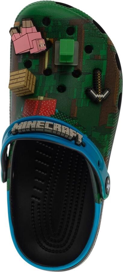 Crocs Clogs 'Minecraft' ombergrijs lichtgrijs spar zwart - Foto 3