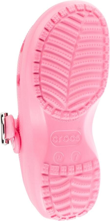 Crocs Classic Platform Dipped Buckle Clog Vrouwen Roze Slippers - Foto 8