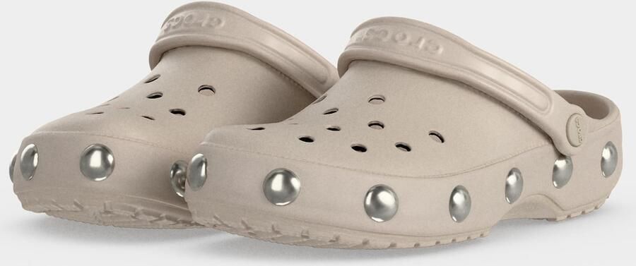 Crocs Classic Big Studded Klompen Beige - Foto 7