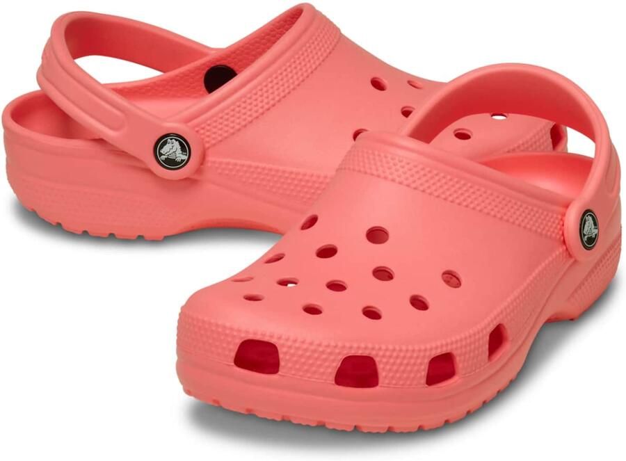 Crocs Classic Clog Unisex Volwassenen Lichtgewicht Comfort Sandalen Roze (Model 10001) - Foto 2