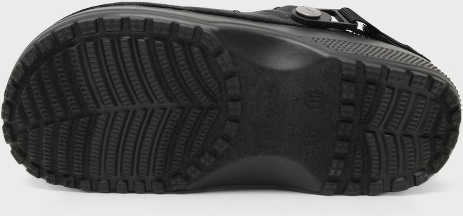 Crocs Classic Crafted Vegan Suede Clog Sandalen maat M10 W12 zwart - Foto 5