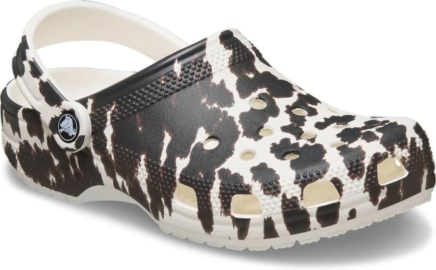Crocs Classic Pop Animal Klompen Wit Zwart - Foto 6