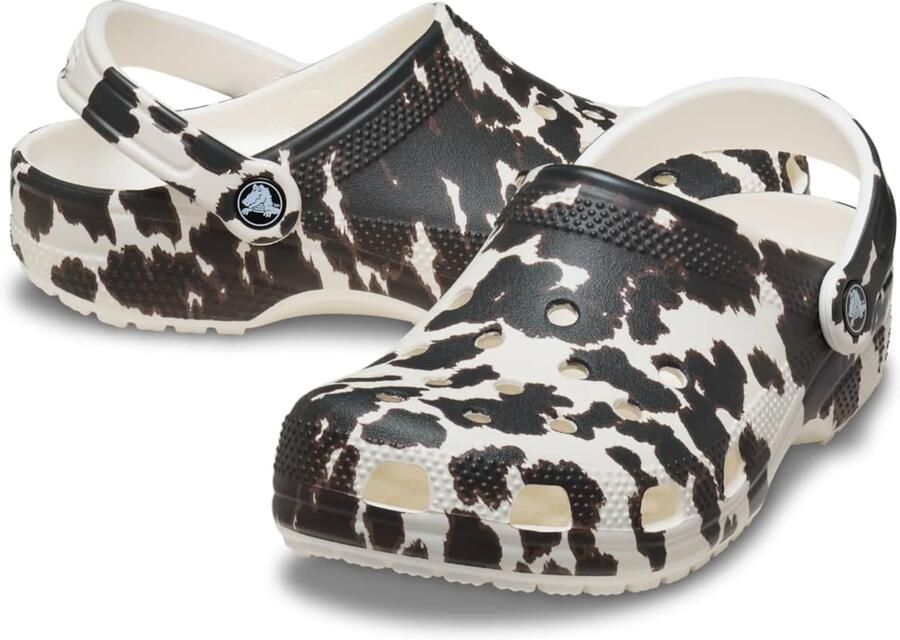 Crocs Classic Pop Animal Klompen Wit Zwart - Foto 5