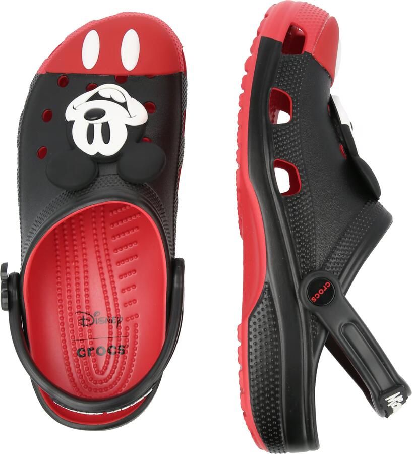 Crocs Clogs 'Mickey Mouse' vuurrood zwart wit - Foto 4