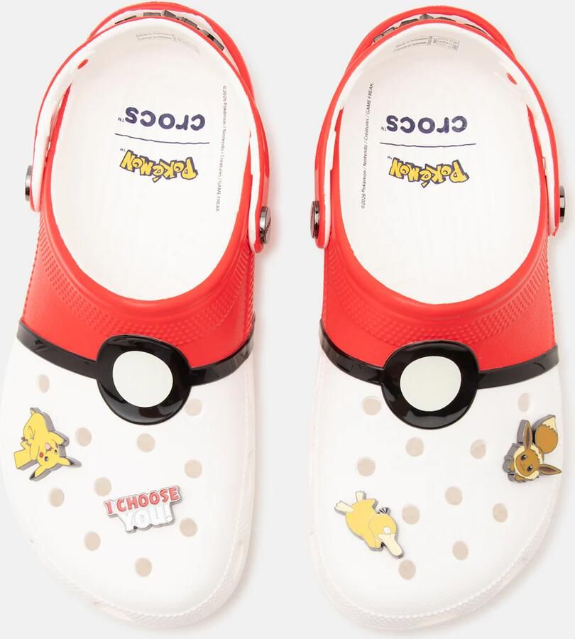 Crocs Clogs 'Pokemon Poke Ball Cls' rood zwart offwhite - Foto 4