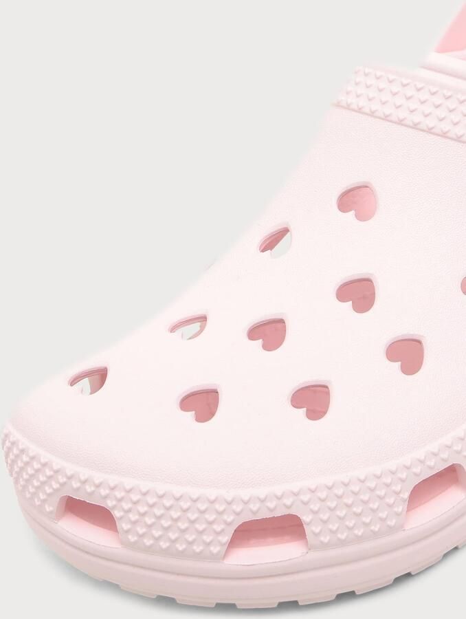 Crocs Classic Hearts Cut Out Klompen Wit - Foto 4