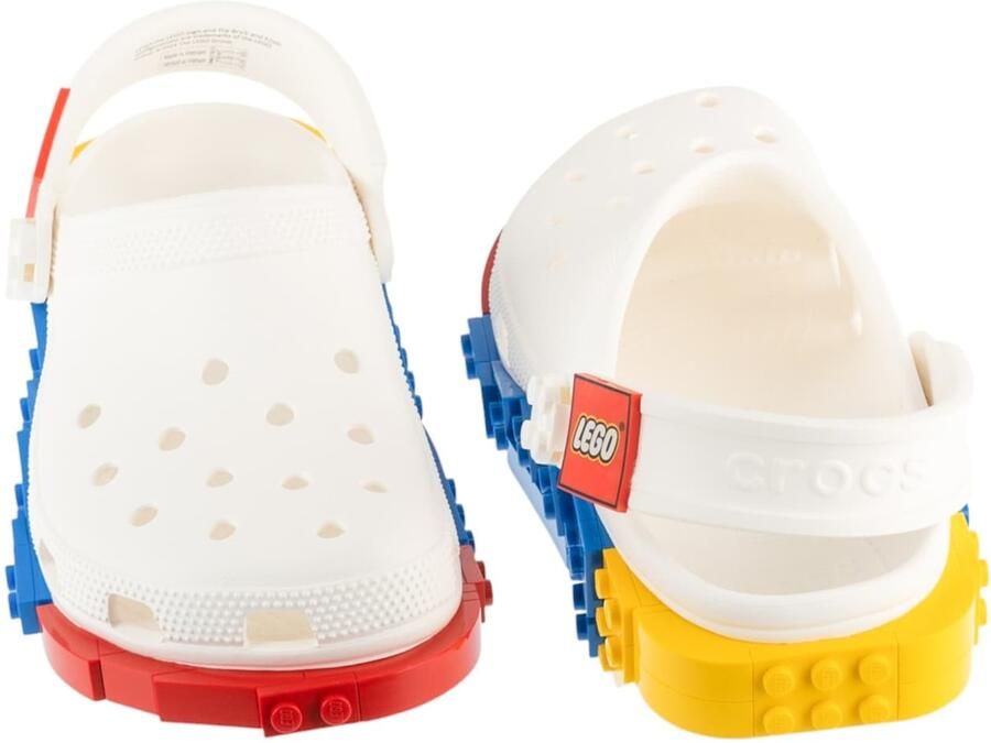 Crocs Clogs '4LW System' royal blue koningsblauw mosterd wit - Foto 6