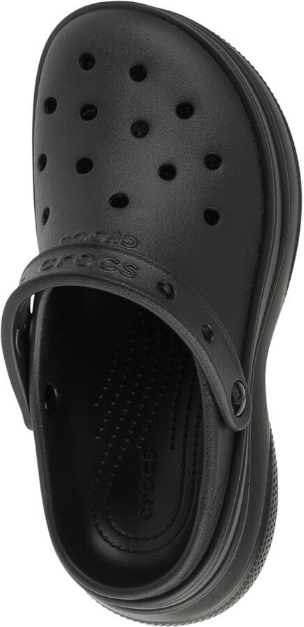 Crocs Classic Stacked Clog Vrouwen Zwart Slippers - Foto 4