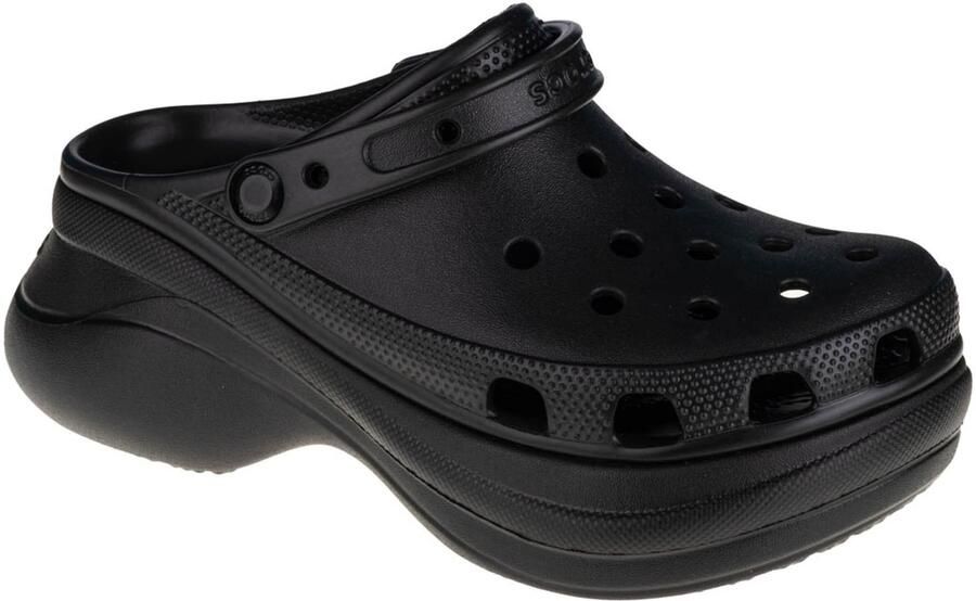 Crocs Classic Bae Dames Platformklomp Zwart Comfortabel Lichtgewicht