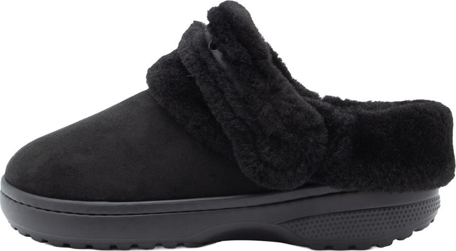 Crocs Classic Unfurgettable Vegan Suede Clog Pantoffels maat M9 W11 zwart - Foto 2