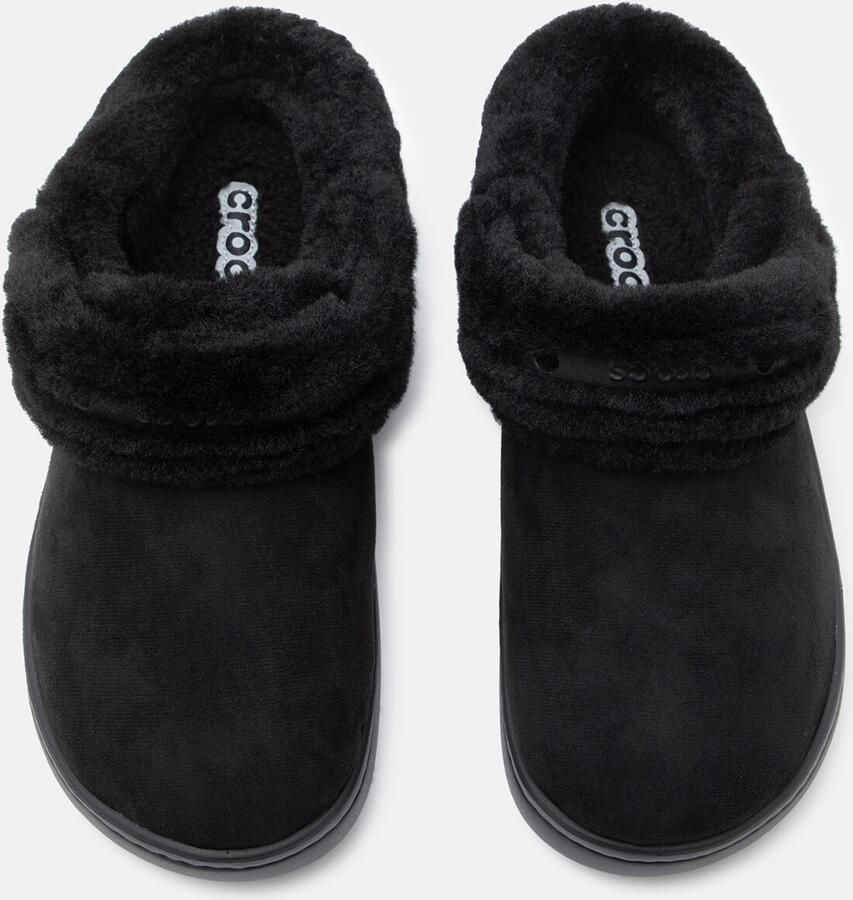 Crocs Classic Unfurgettable Vegan Suede Clog Pantoffels maat M9 W11 zwart - Foto 5