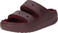 Crocs Classic Cozy Gevoerde Sandalen Dark Cherry US M9 W11 - Donkerrood