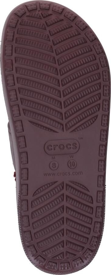 Crocs Classic Cozy Gevoerde Sandalen Dark Cherry US M9 W11 - Foto 3