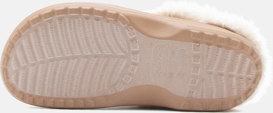 Crocs Classic Unfurgettable Vegan Suede Clog Pantoffels maat M9 W11 beige bruin - Foto 9